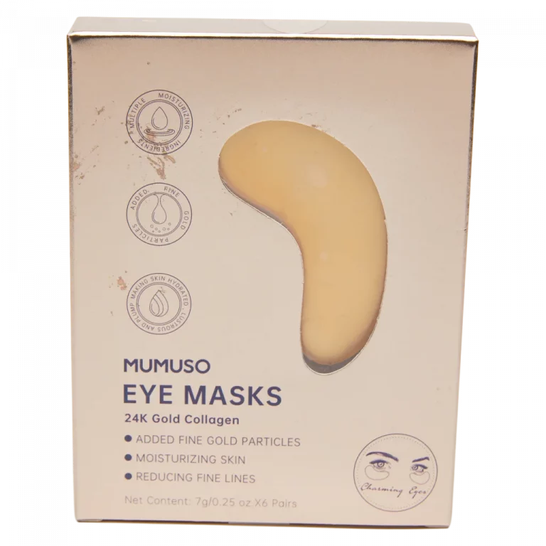 MUMUSO 24K Gold Collagen Augenmaske, goldfarben – feuchtigkeitsspendende Augenpflege für sensible Haut und feine Linien.