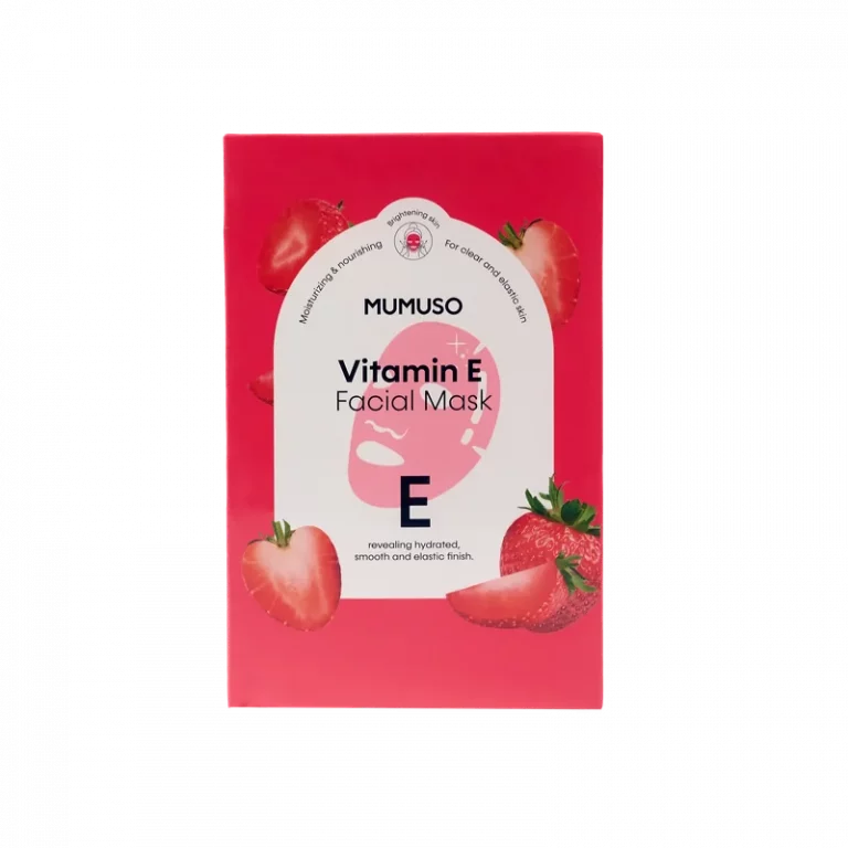 MUMUSO Gesichtsmaske mit Vitamin E, 185,4 g (Rosa) – feuchtigkeitsspendende Gesichtsmaske für sensible Haut.